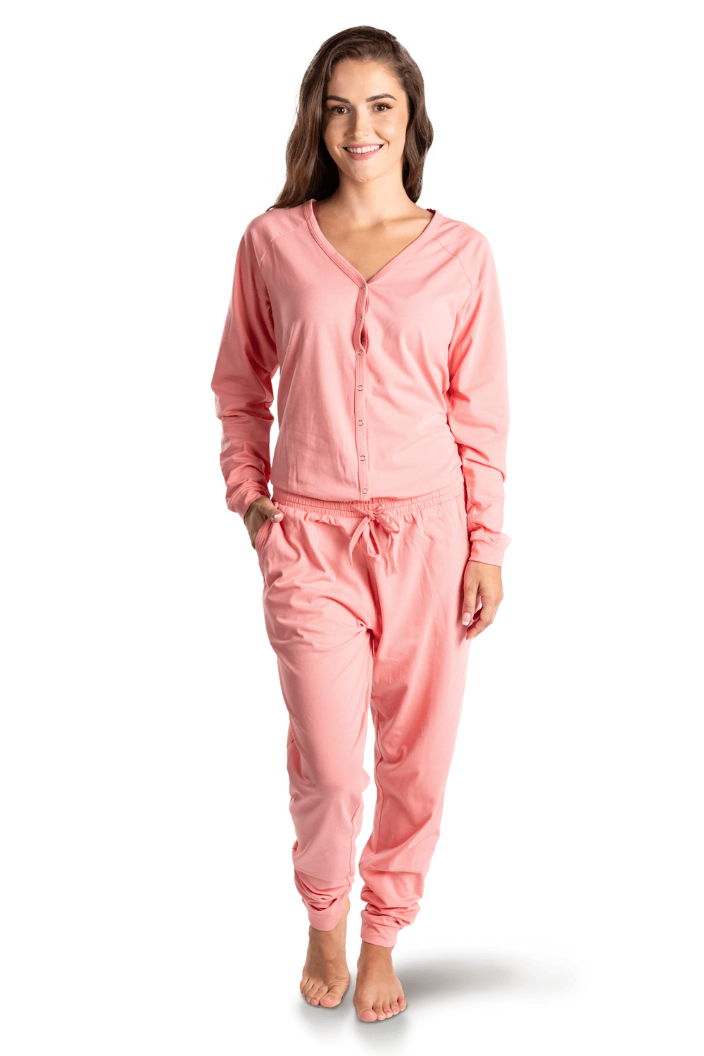 Dámsky overal dusty rose