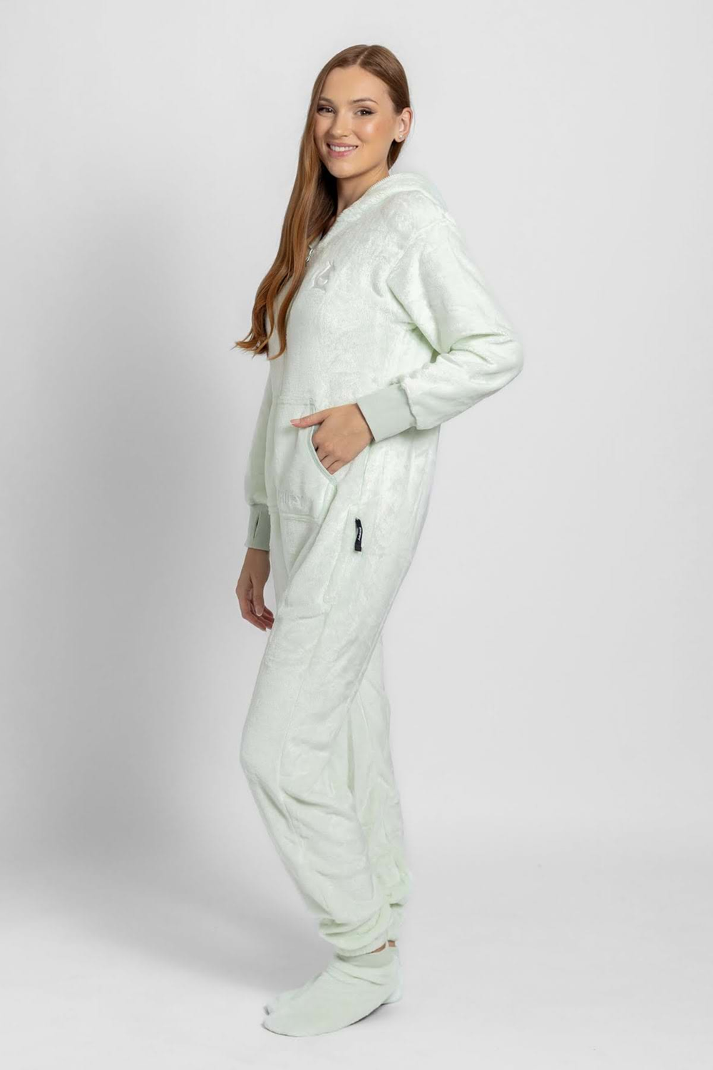 Dupačky velúr frosty mint