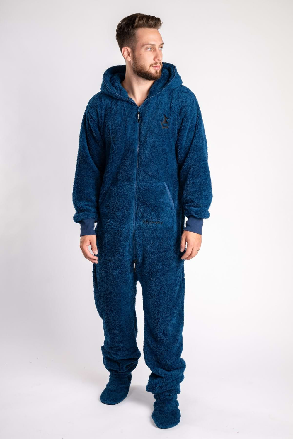 Dupačky teddy dusty blue