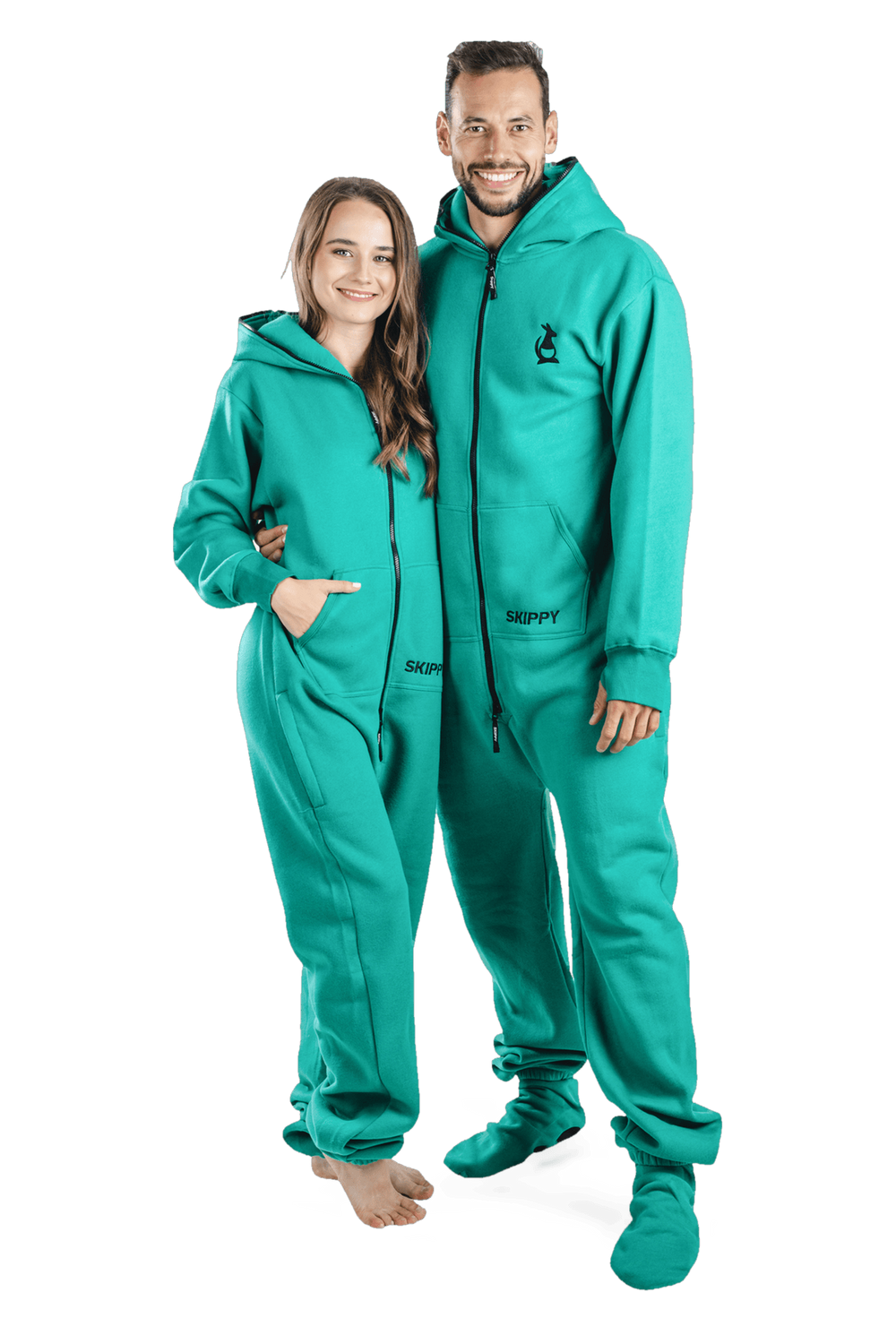 Overal electric teal