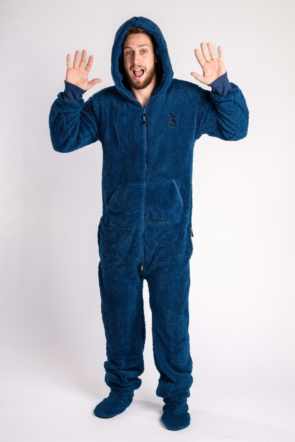 Dupačky teddy dusty blue
