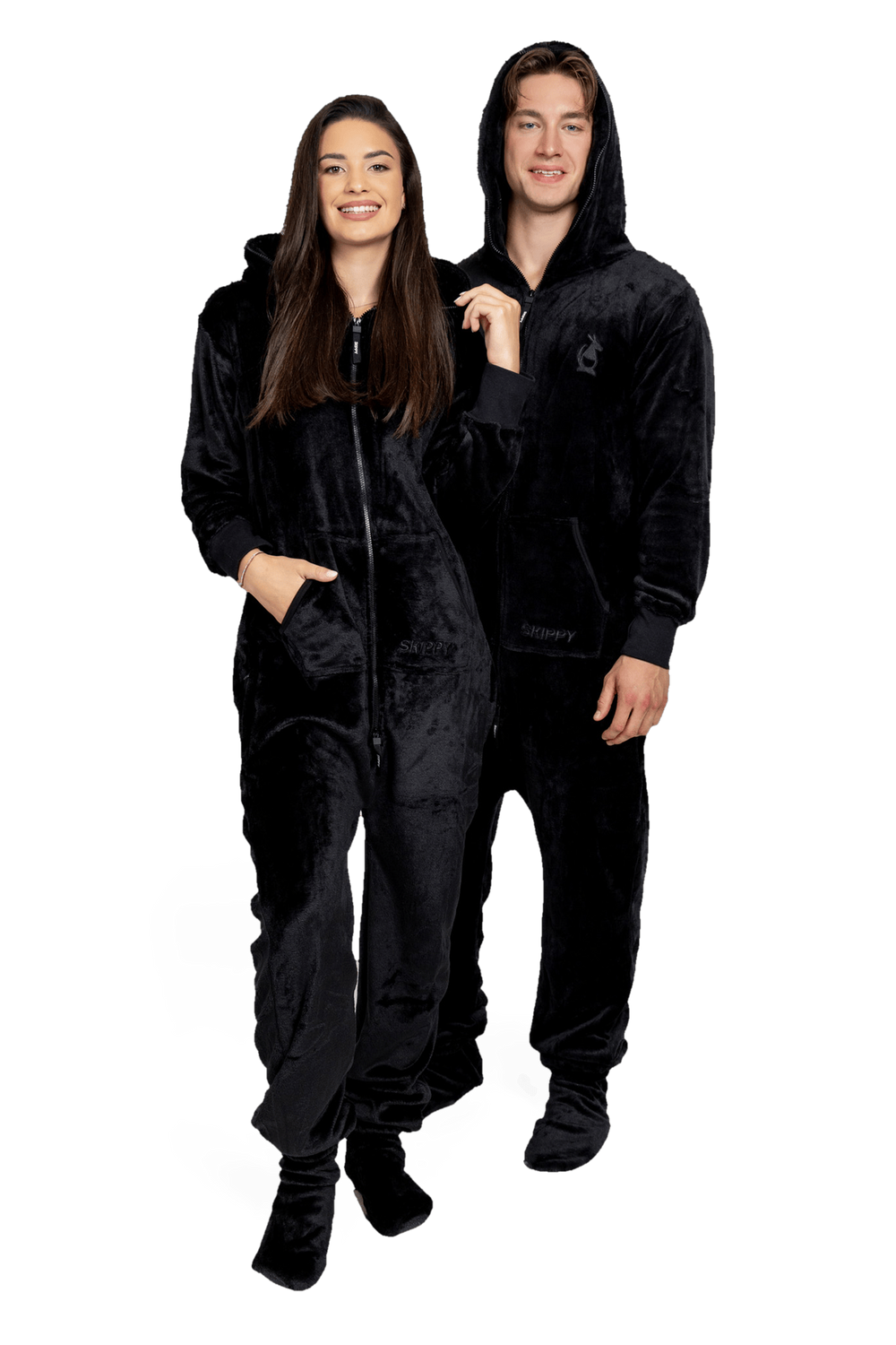 Overal velúr black