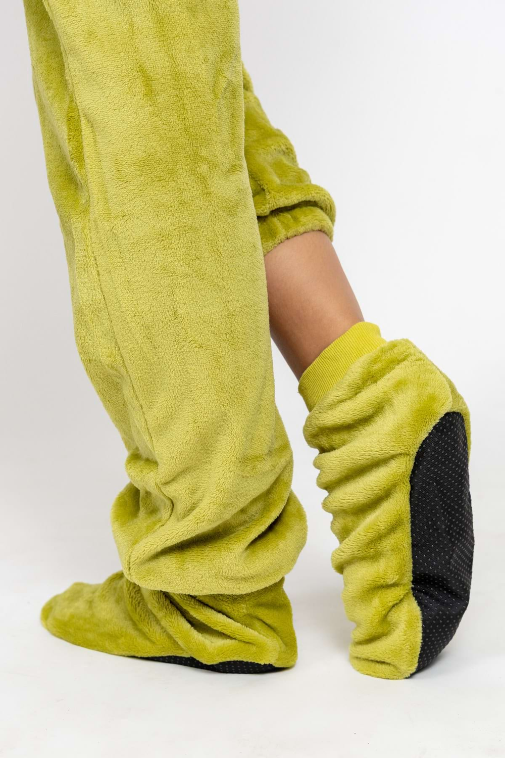 Overal velúr wasabi