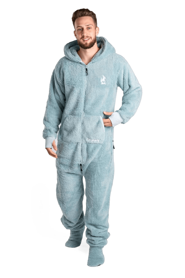 Overal teddy dusty mint