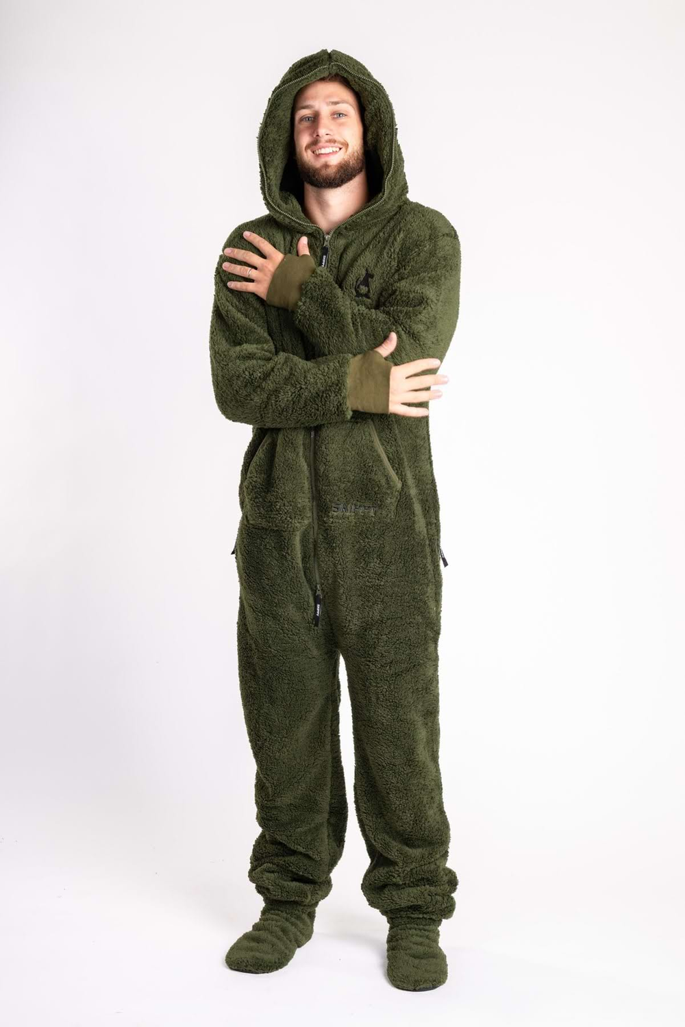 Dupačky teddy dusty green