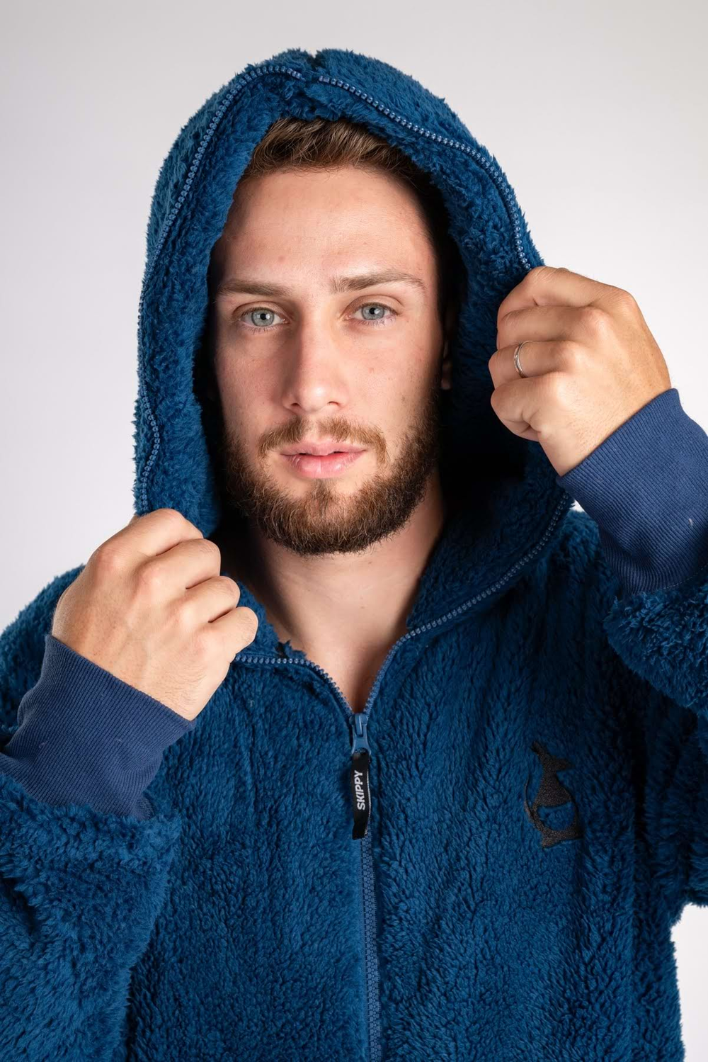 Dupačky teddy dusty blue