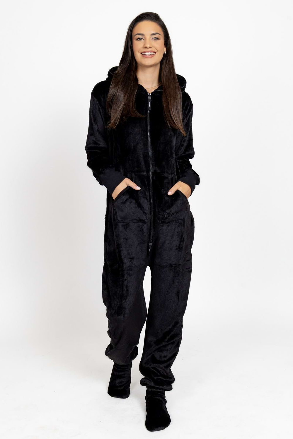 Overal velúr black