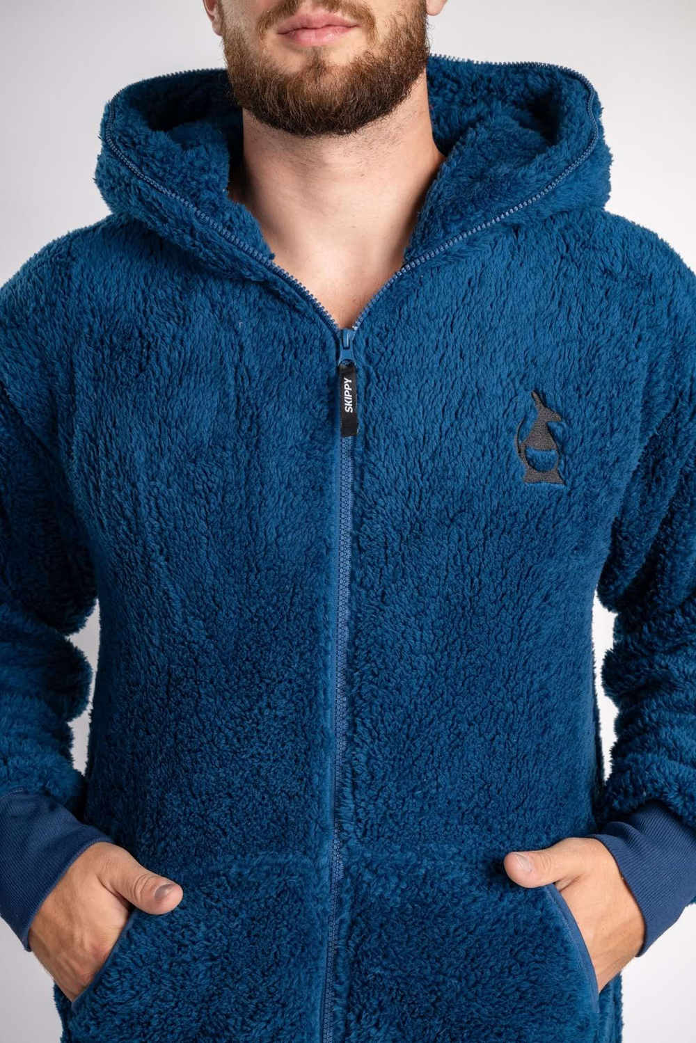 Dupačky teddy dusty blue