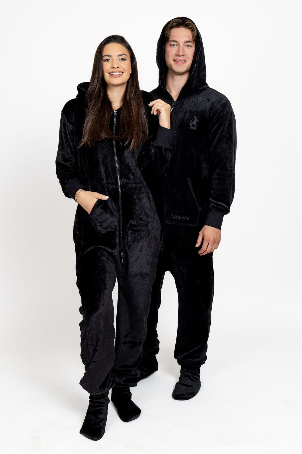 Overal velúr black