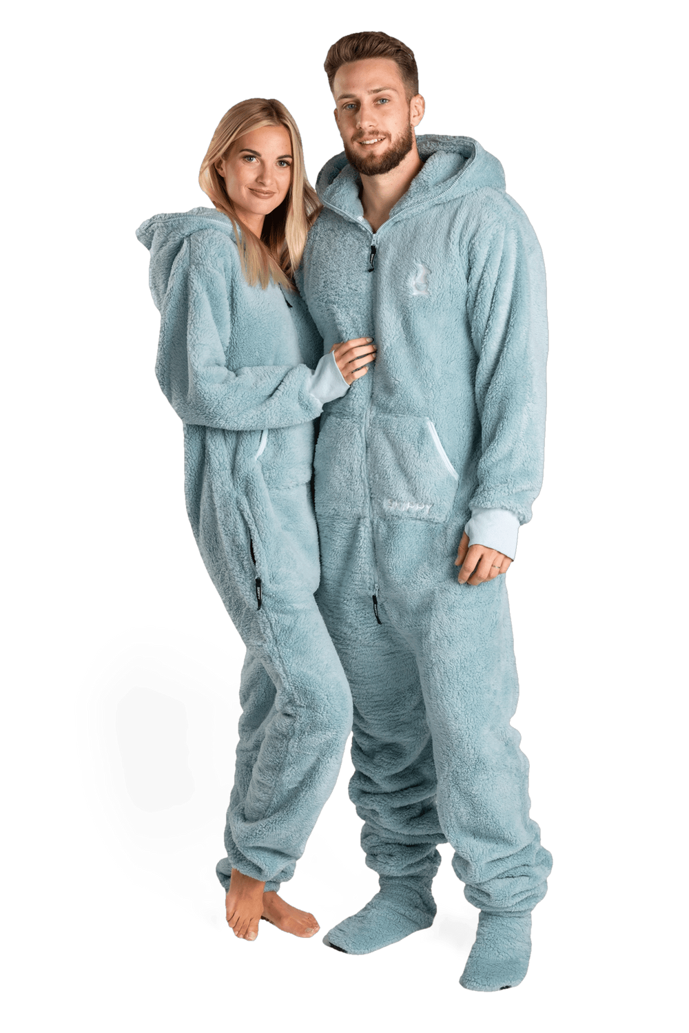 Overal teddy dusty mint