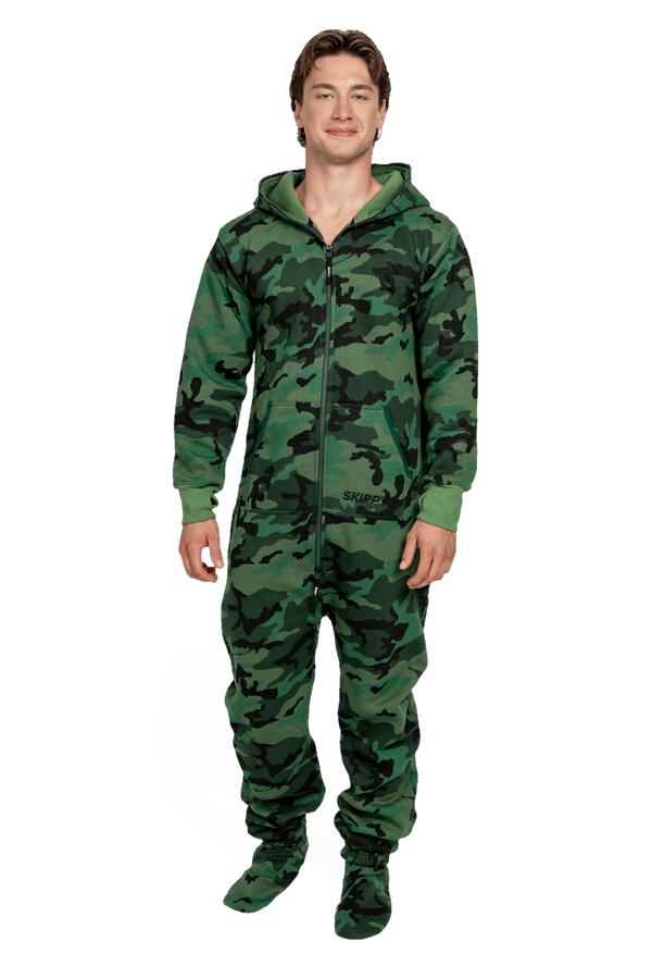 Overal camo green