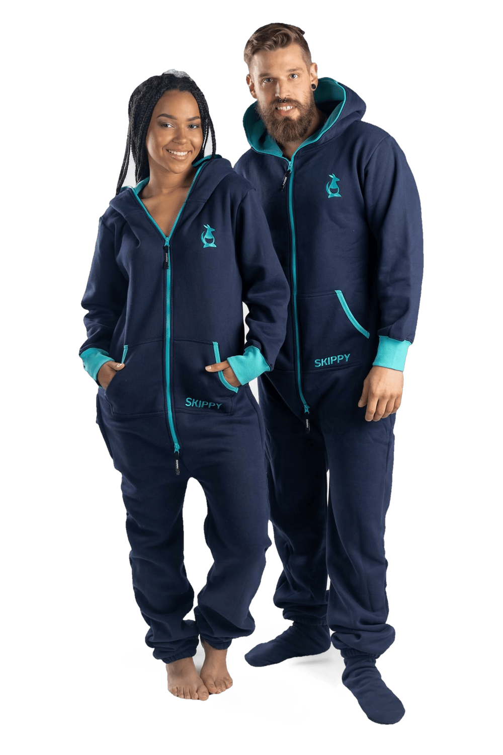 Overal navy mint