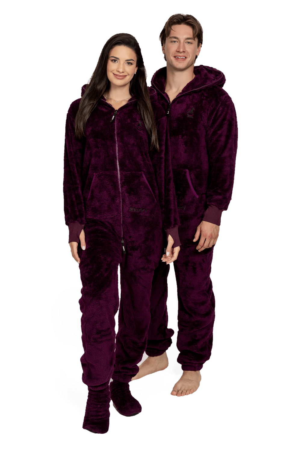 Overal teddy deep plum