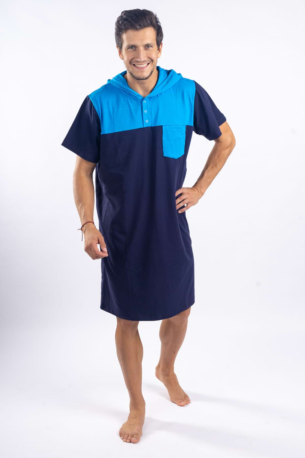 Pánska nočná košeľa navy blue