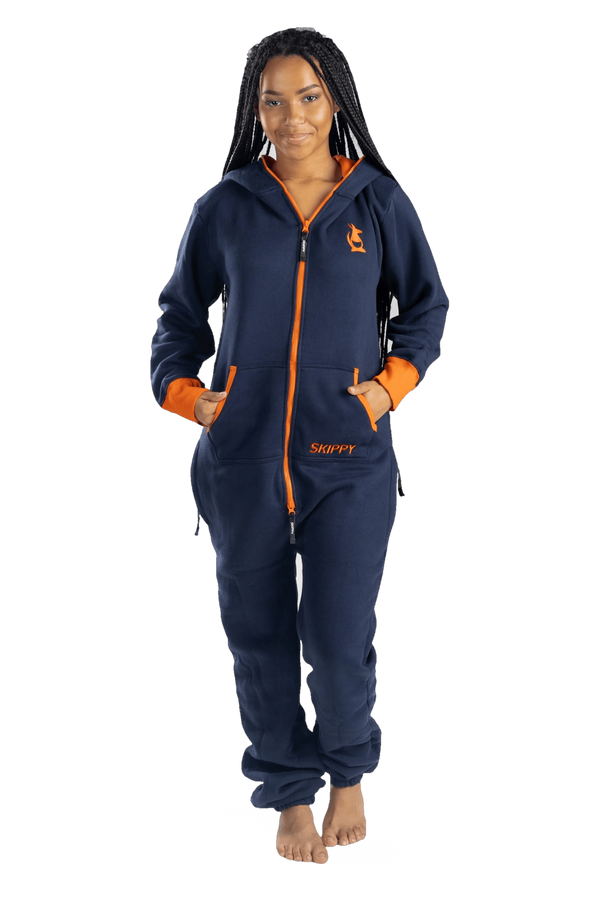 Overal navy orange