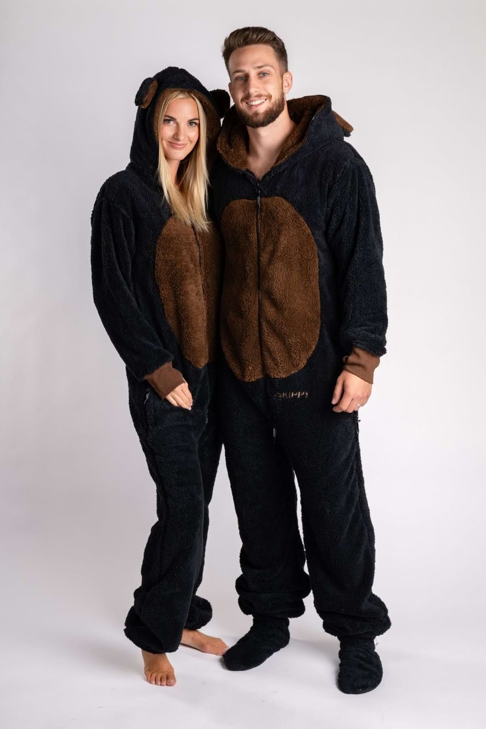 Dupačky teddy čierny medveď