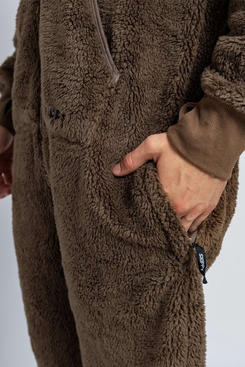 Dupačky teddy dusty taupe