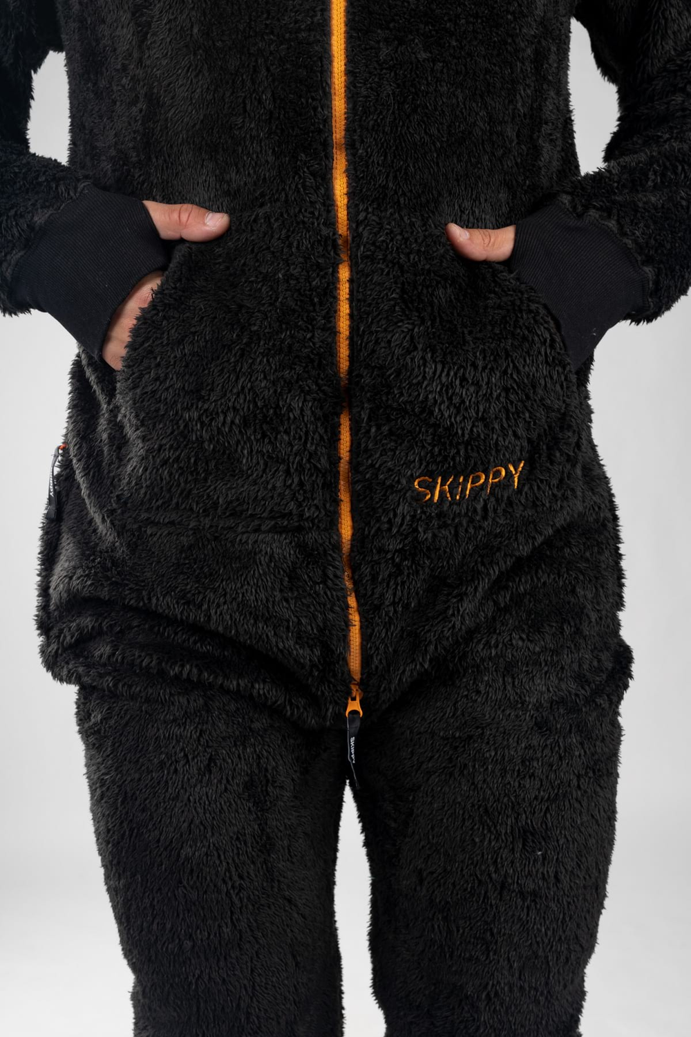 Dupačky teddy black orange