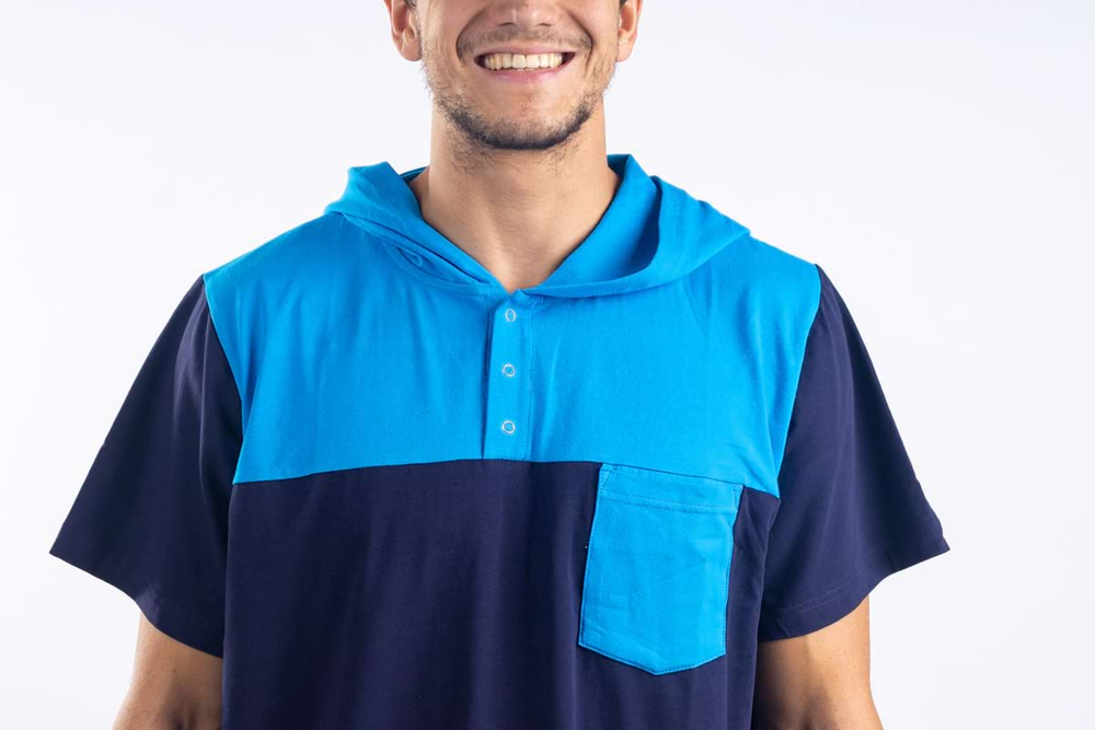 Pánska nočná košeľa navy blue
