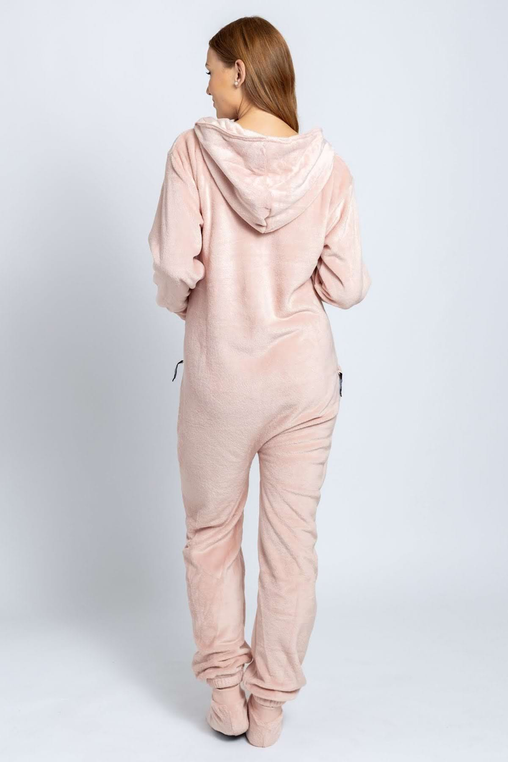 Dupačky velúr rose gold