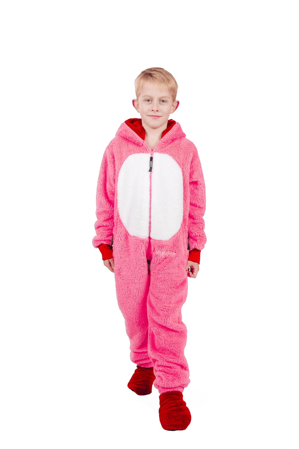 Detský overal teddy ružový jednorožec