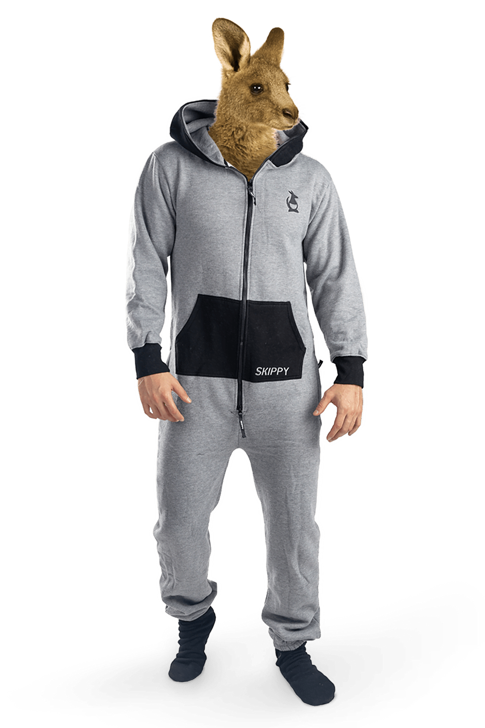 Dupačky ash grey black