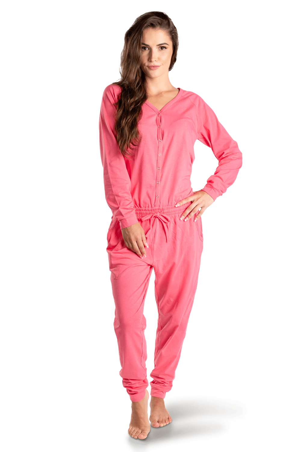 Dámsky overal candy pink