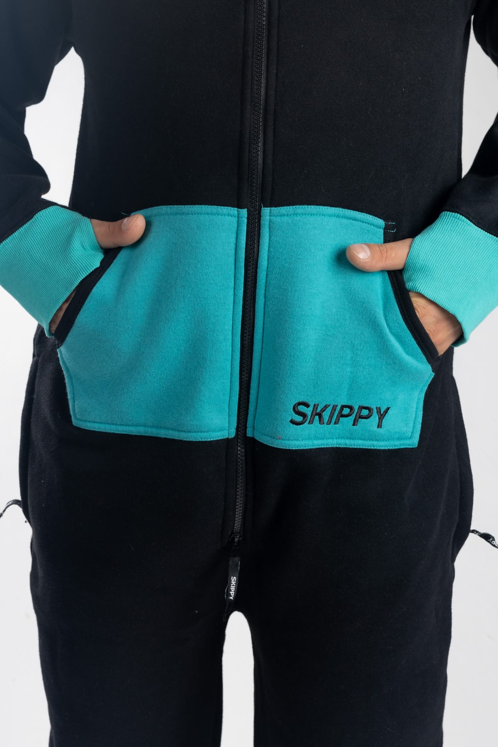 Dupačky black turquoise