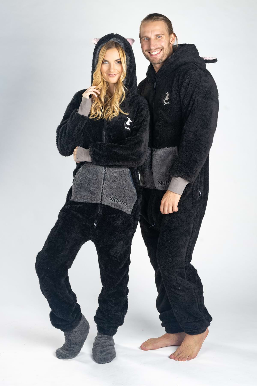 Dupačky teddy čierna mačka