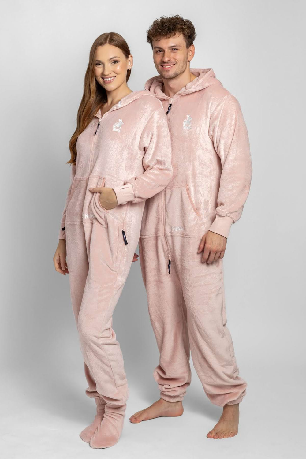 Dupačky velúr rose gold