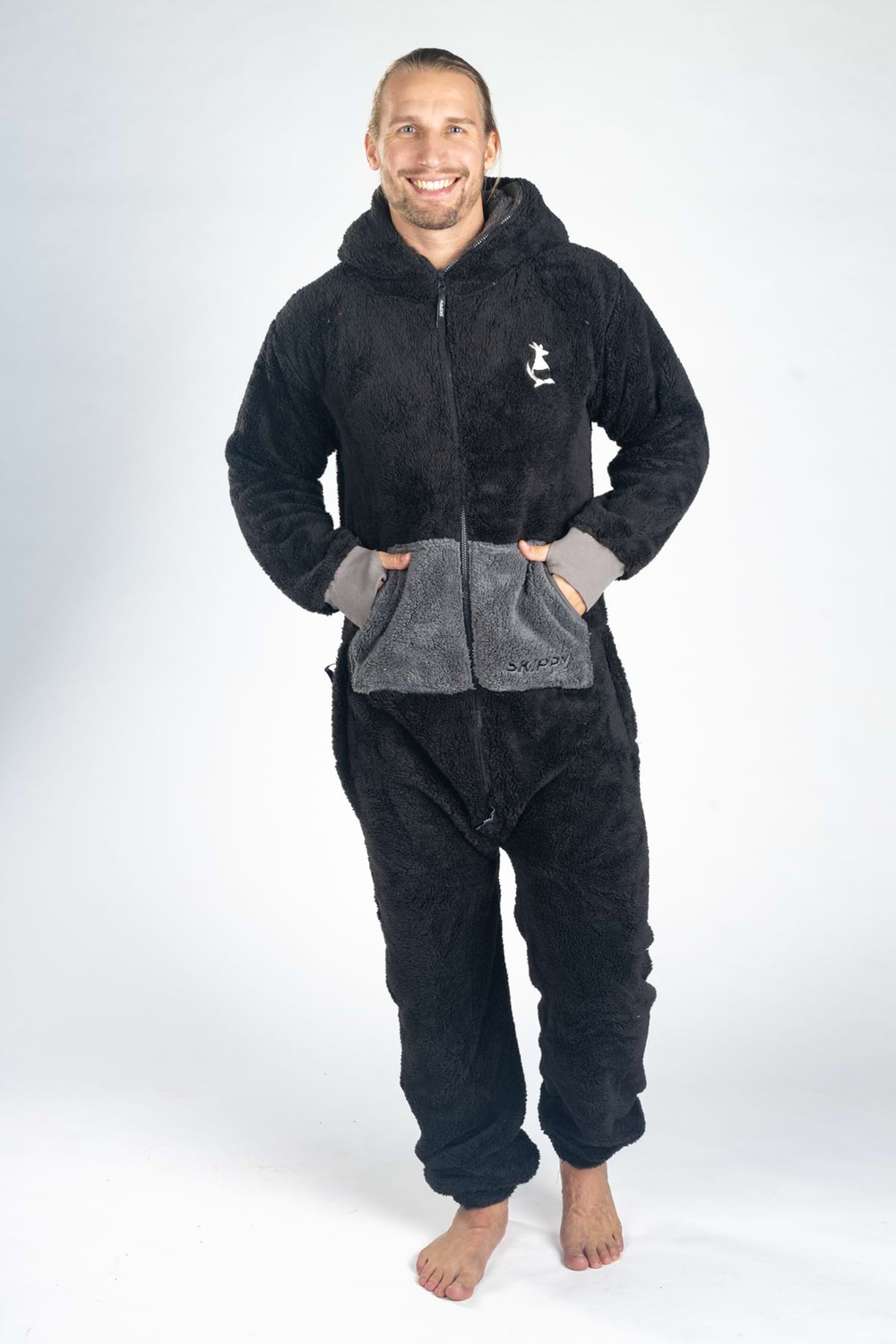 Dupačky teddy čierna mačka