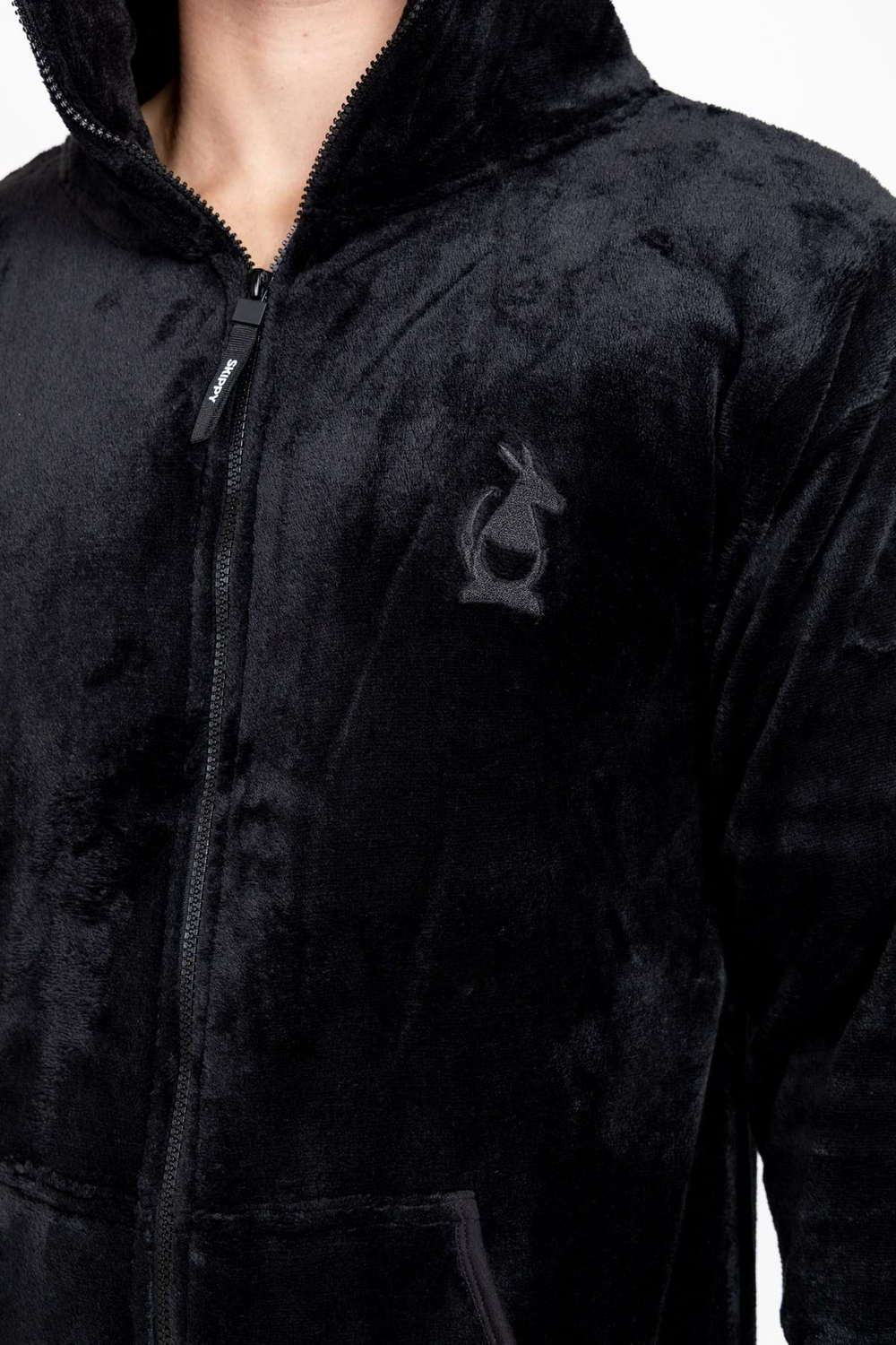 Overal velúr black