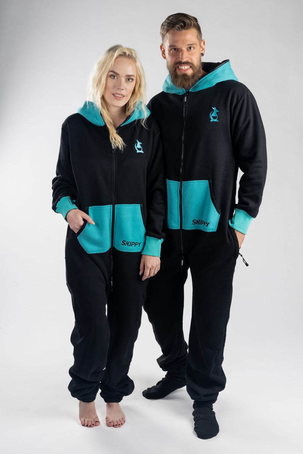 Dupačky black turquoise