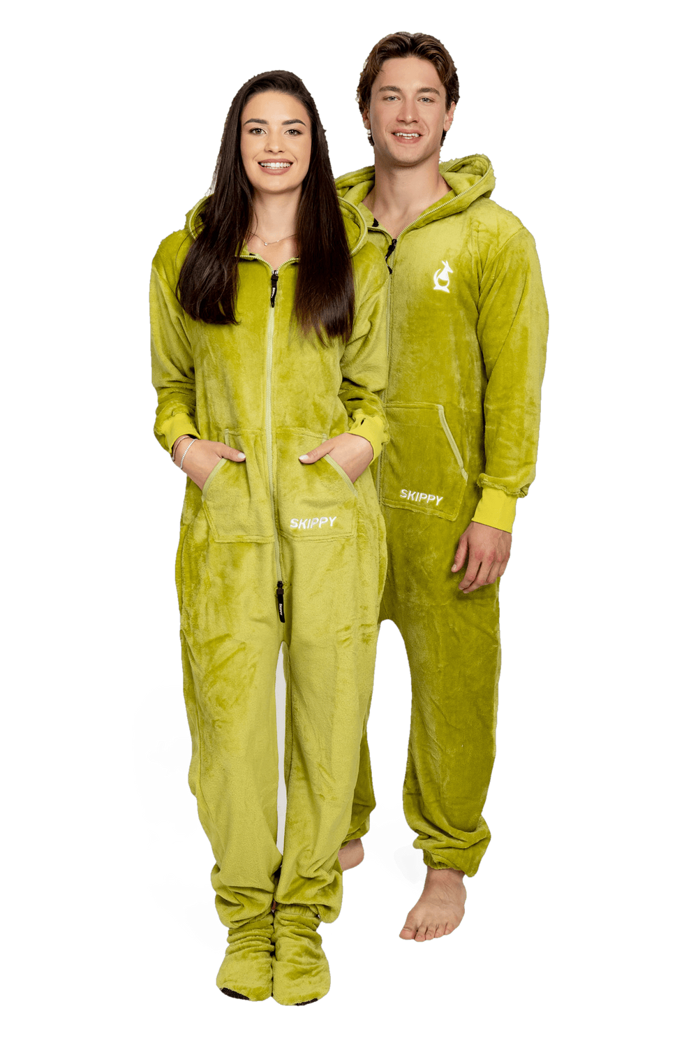 Overal velúr wasabi