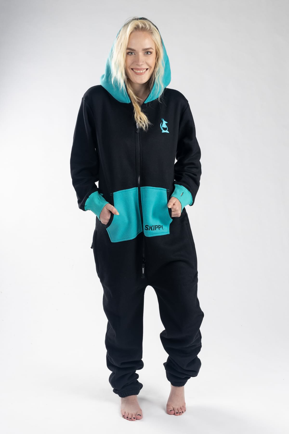 Dupačky black turquoise