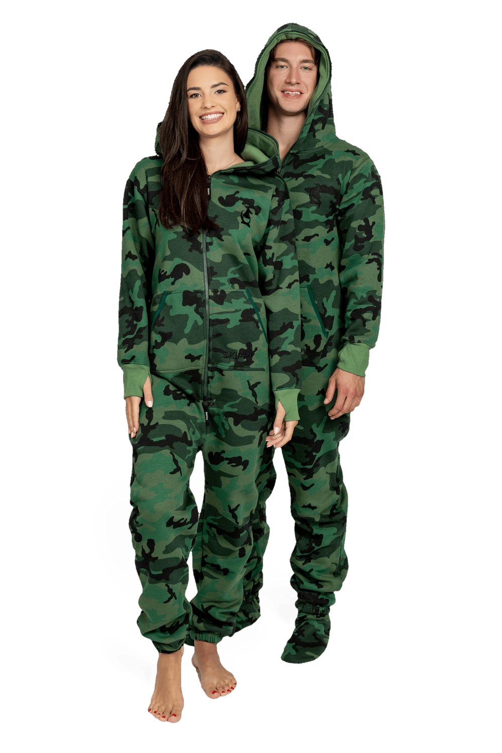 Overal camo green