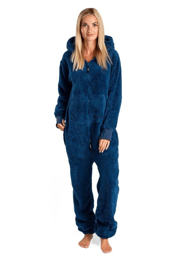 Overal teddy dusty blue